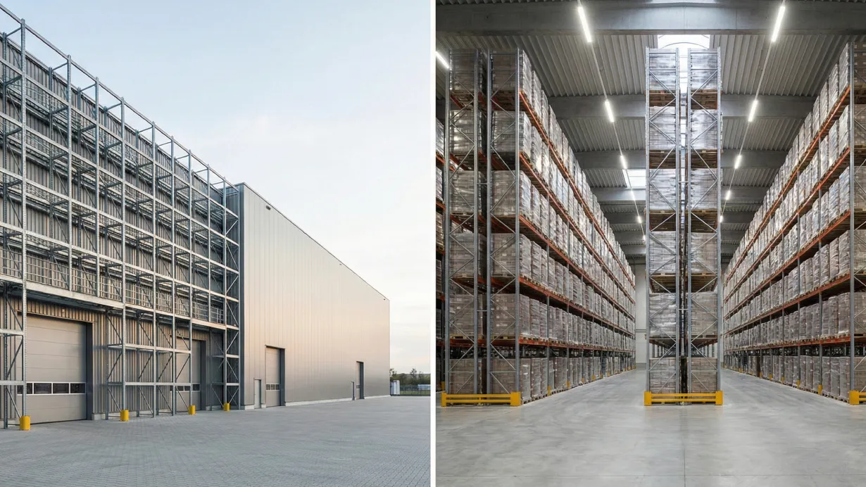 Read more about the article Dış Giydirme Raf Sistemi Nedir? Avantajları ve Kullanım Alanları